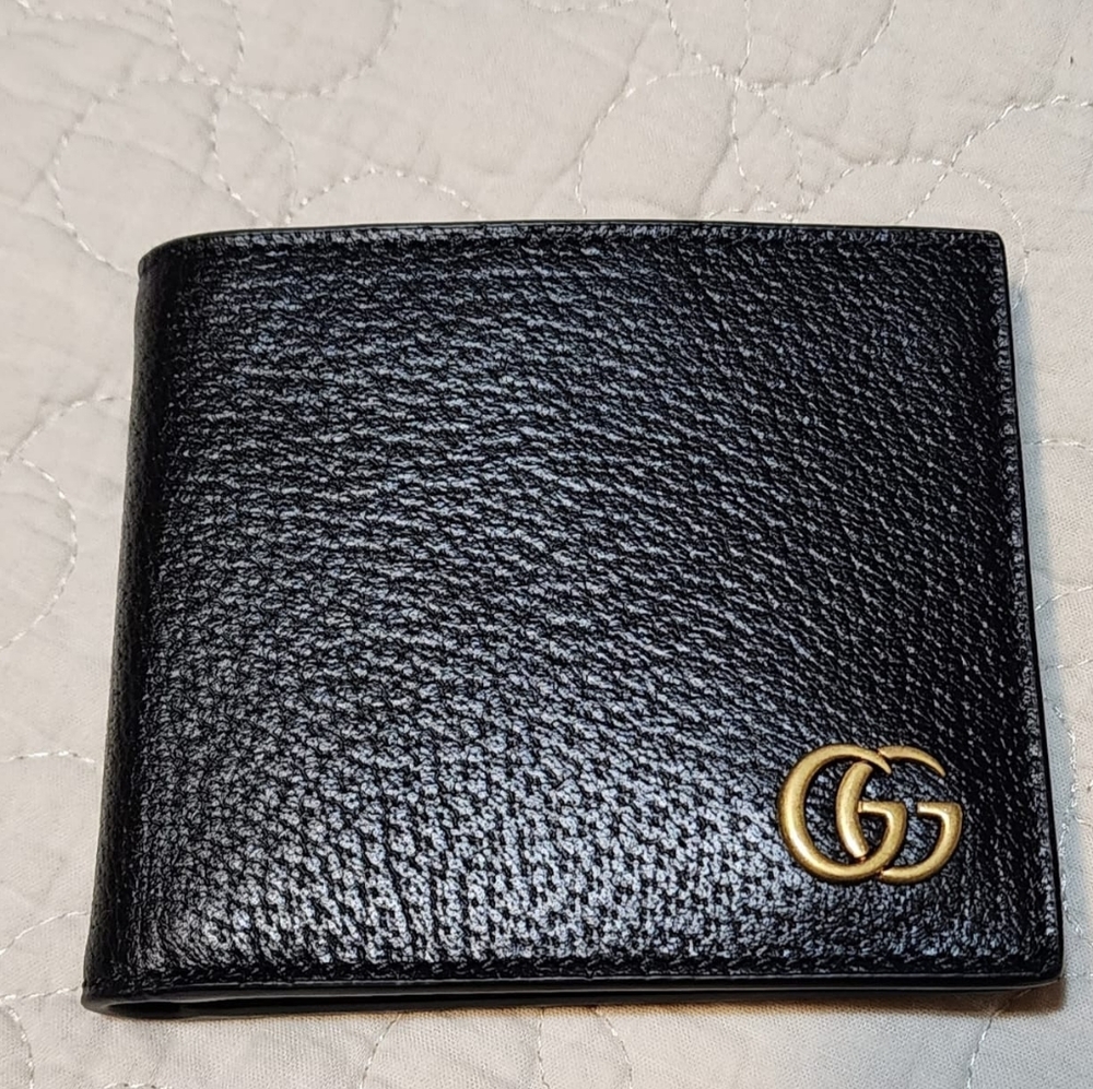 Men's black GG wallet